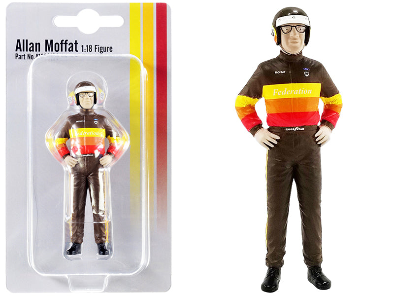 Allan Moffat   Model Race Car Driver Figure 