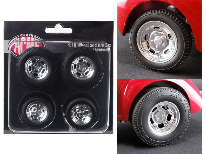 Polished Drag Wheels &   Model Wheels & Tires 