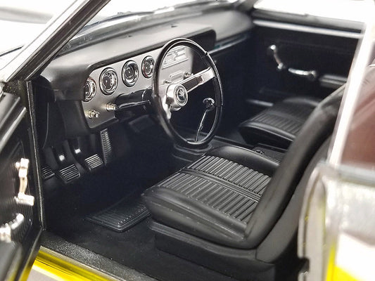 1966 Pontiac GTO Restomod Yellow Diecast Model Car 