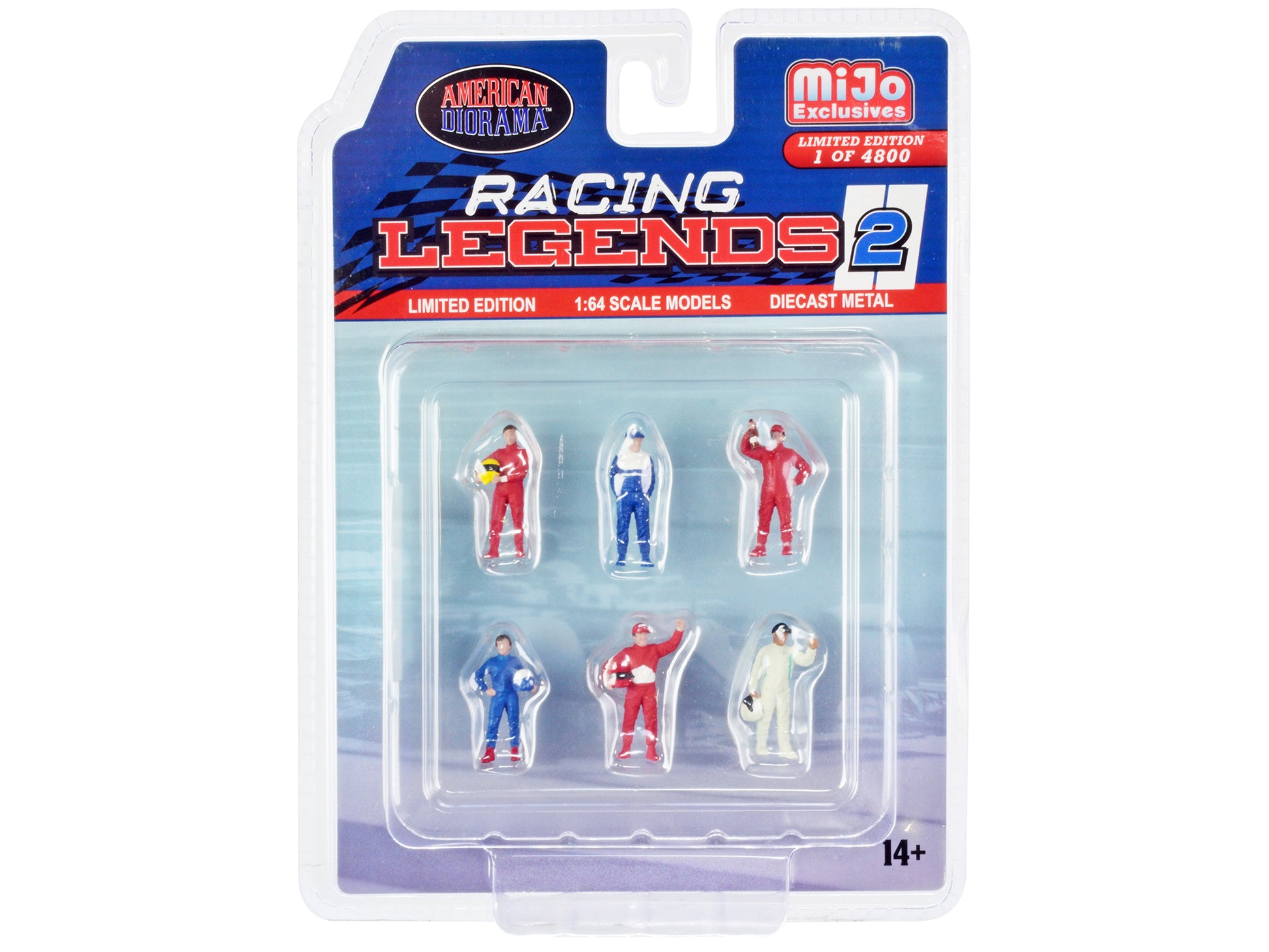 Racing Legends  Diecast Model Race Car Driver Figure 