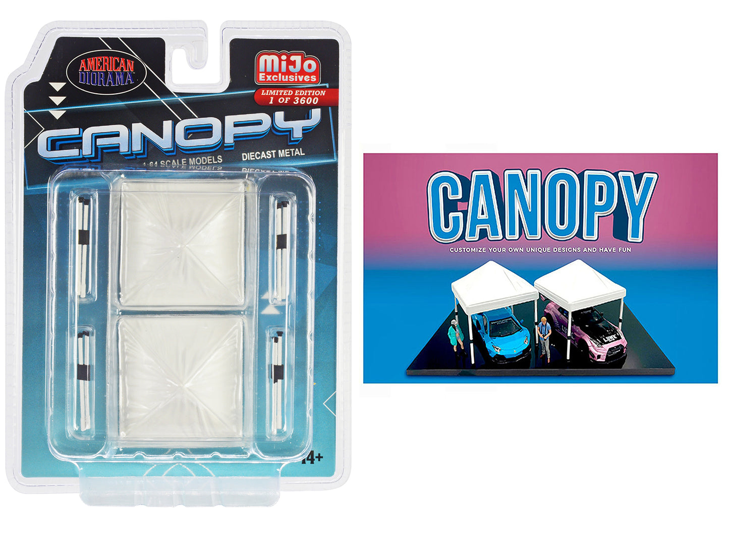 Canopy 2 Piece Set White  Model Canopy Tent 