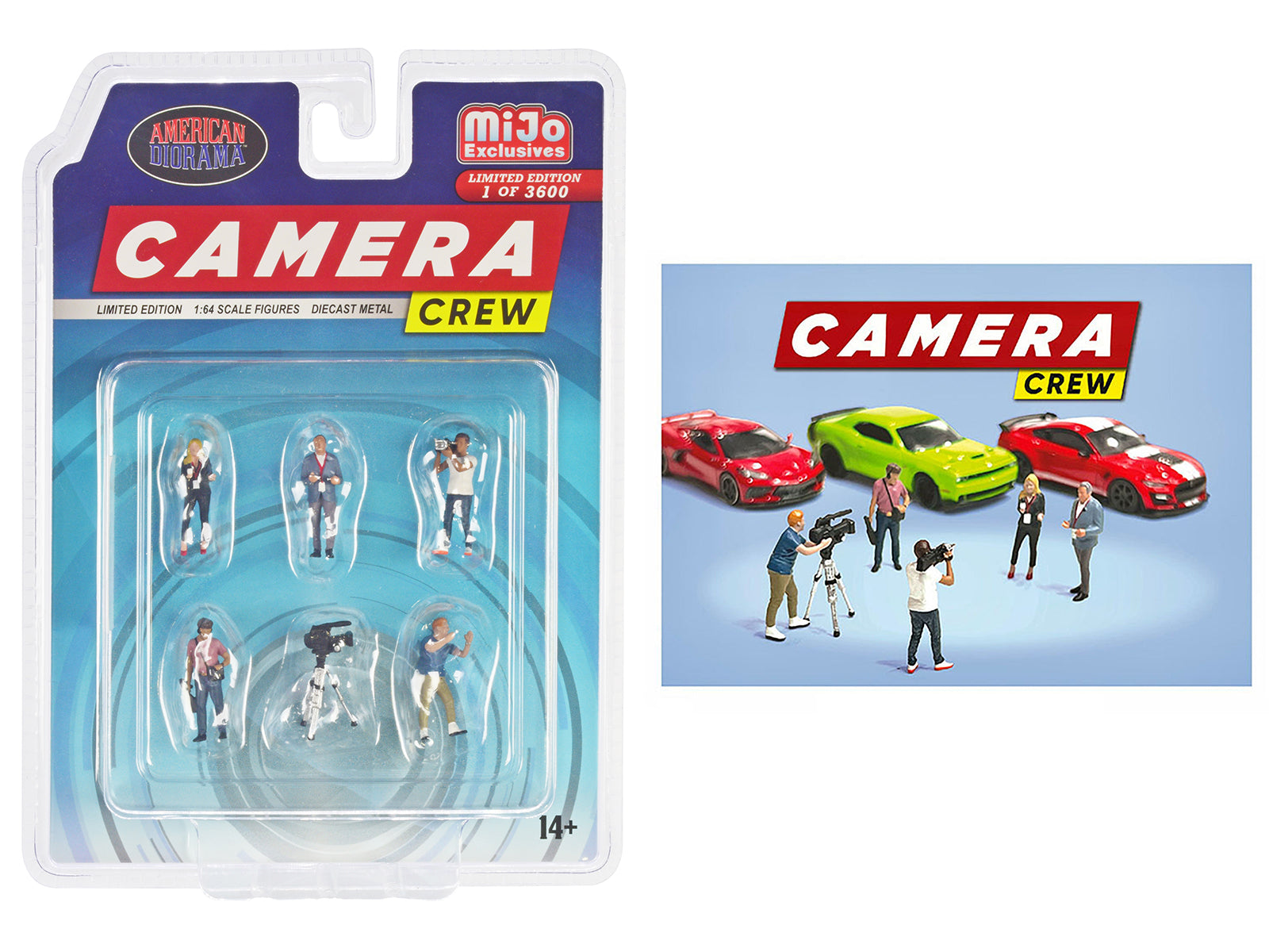 Camera Crew  Diecast Model Camera Crew Figure 