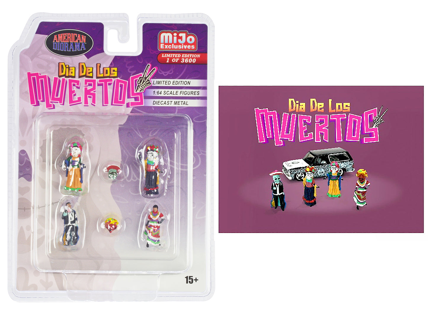 Dia de los Muertos  Diecast Model Figure Set 