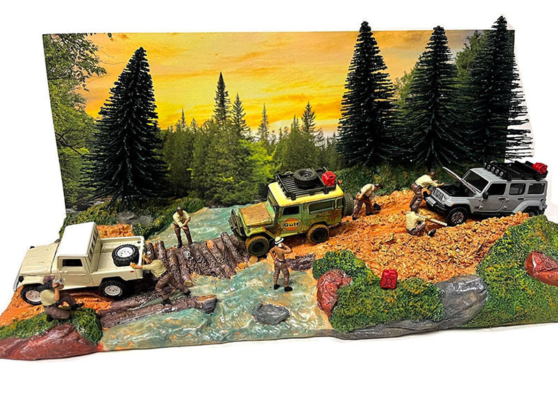 Overland -Road Diorama   Model Diorama Set 