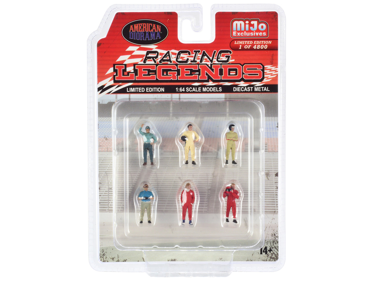 Racing Legends  Diecast Model Race Car Driver Figure 