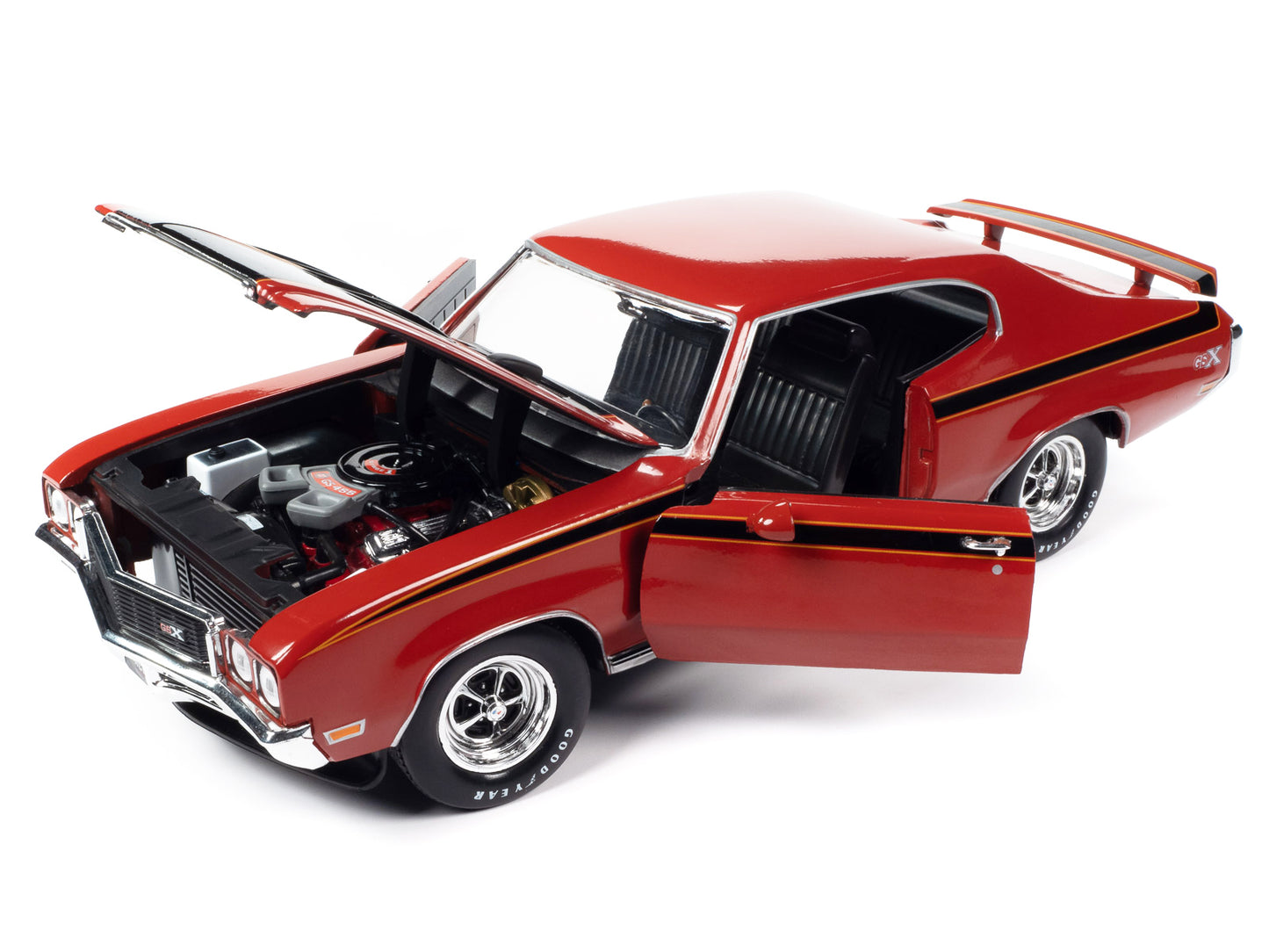 1972 Buick GSX Fire Red Diecast Model Car 