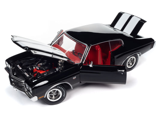 1970 Chevrolet Chevelle SS Black Diecast Model Car 