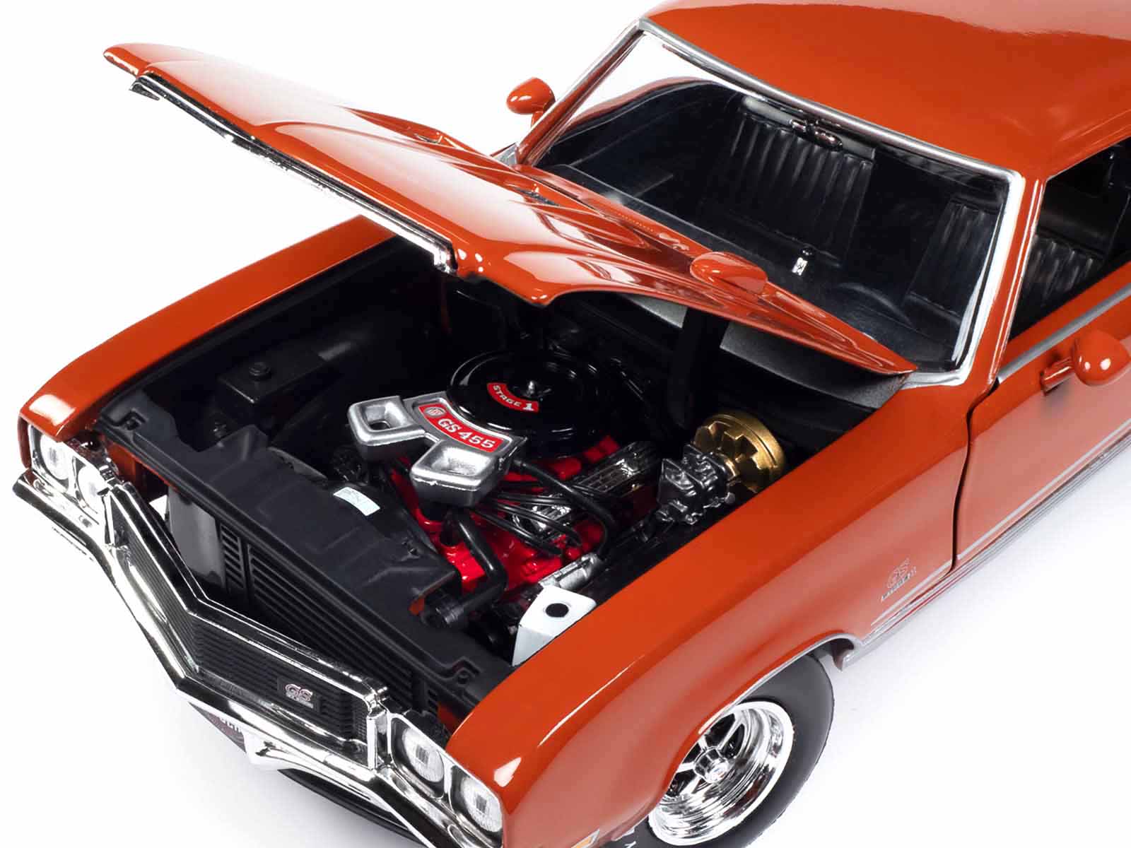 1972 Buick GS Stage Orange Diecast Model Car 