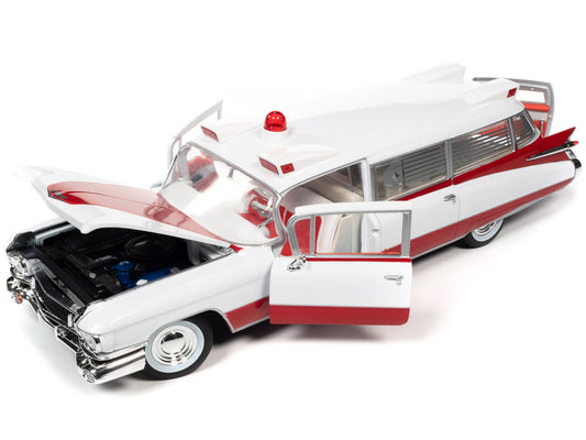 1959 Cadillac Eldorado Ambulance Red Diecast Model Ambulance Fire & Rescue
