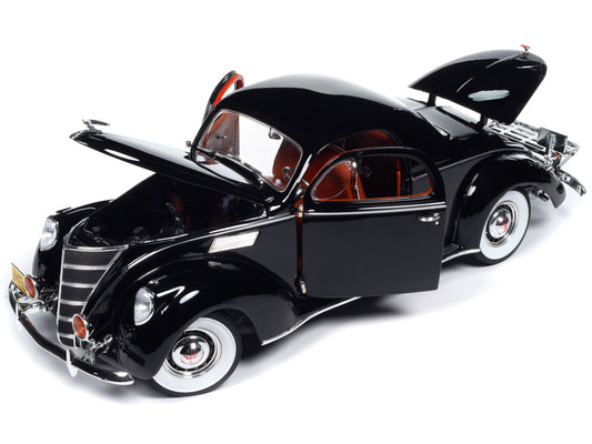 1937 Lincoln Zephyr  Black Diecast Model Car 