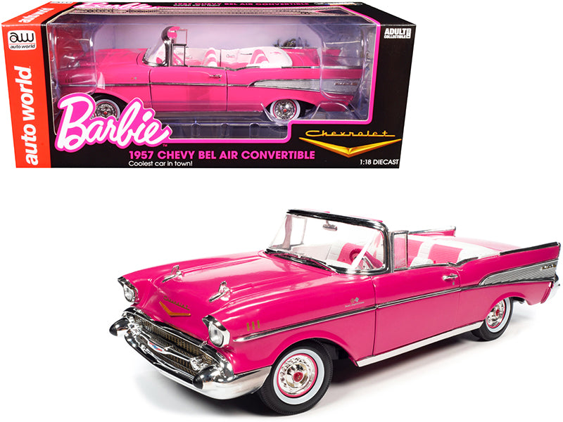 1957 Chevrolet Bel Air Pink Diecast Model Car 