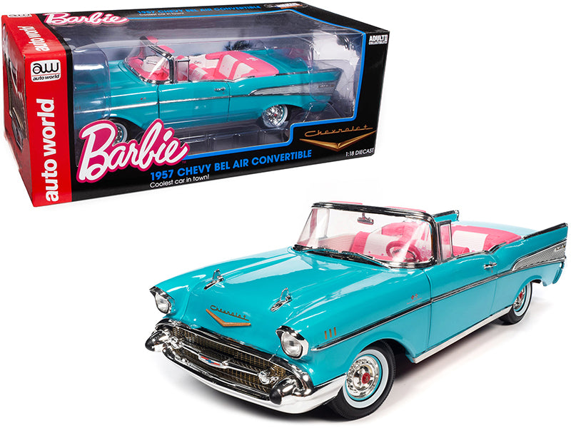 1957 Chevrolet Bel Air Blue Diecast Model Car 