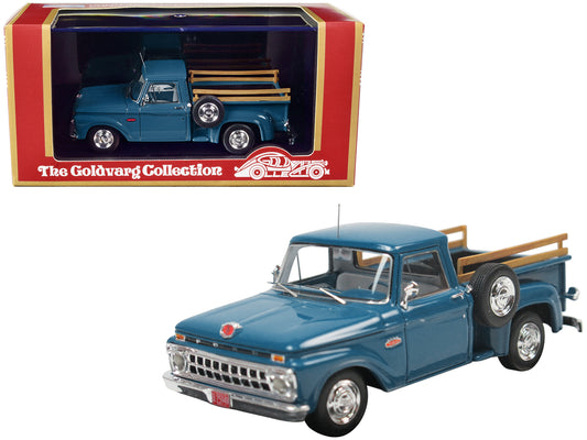 1965 Ford F-100 Blue  Model Pickup Truck 