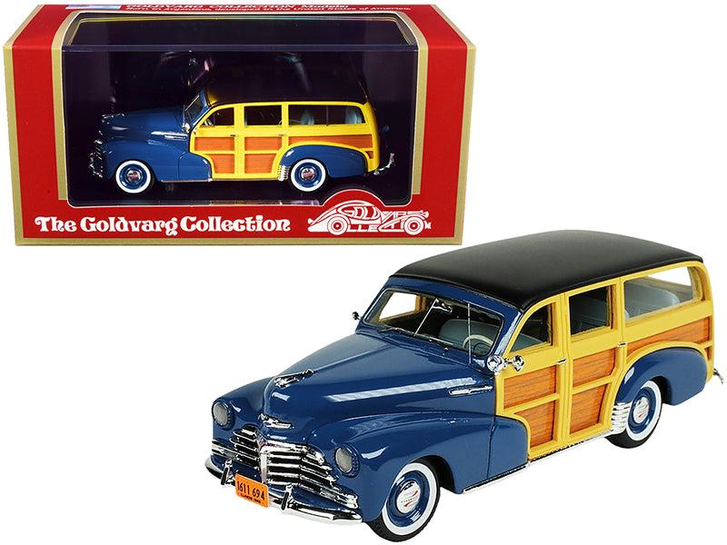 1948 Chevrolet Fleetmaster Woodie Blue  Model Car 