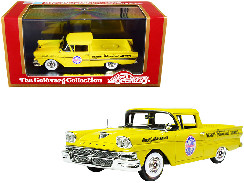 1958 Ford Ranchero Aircraft Yellow  Model Car 