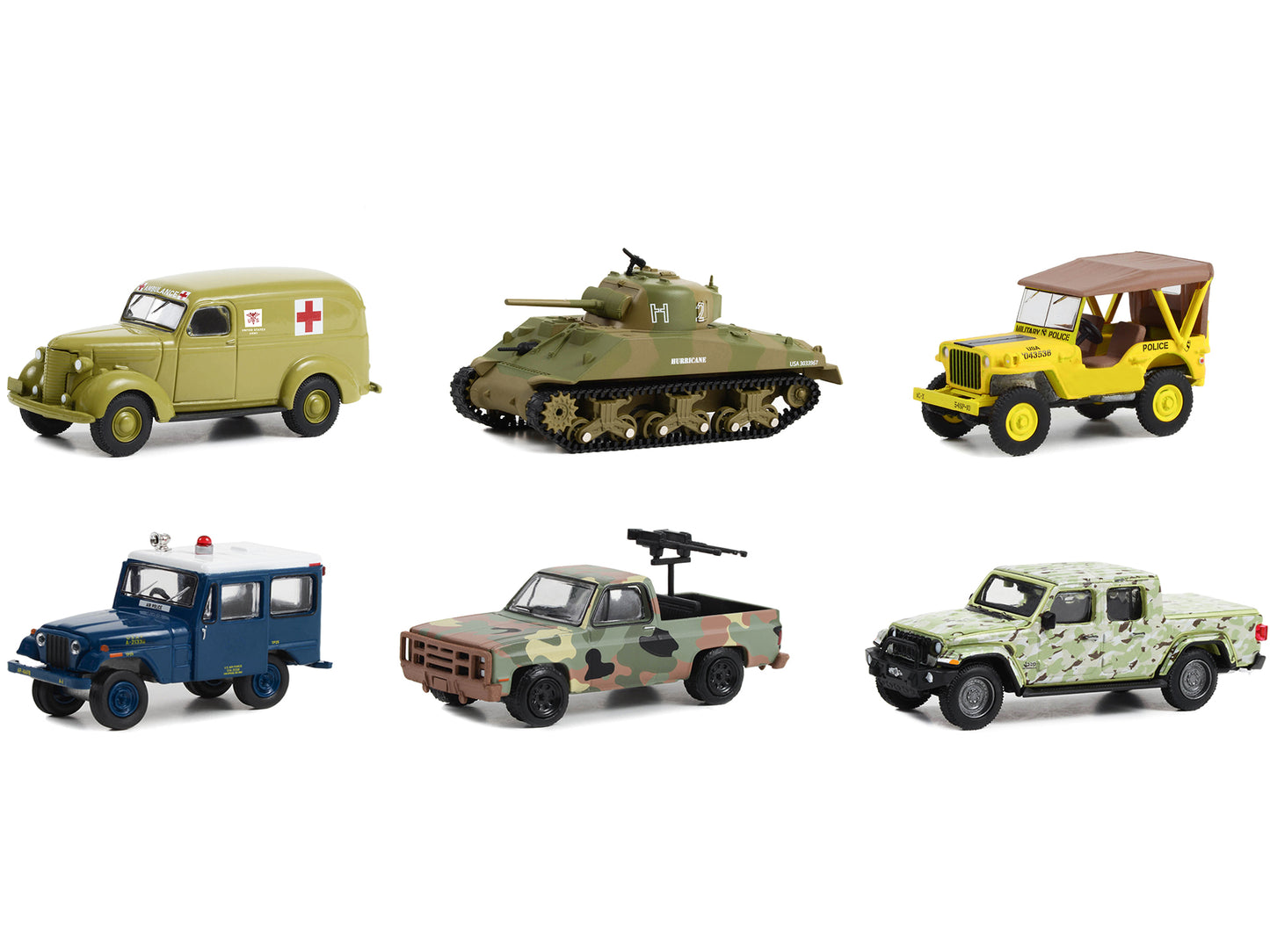 Battalion 64 Set of  Diecast Model Car/Truck Set 