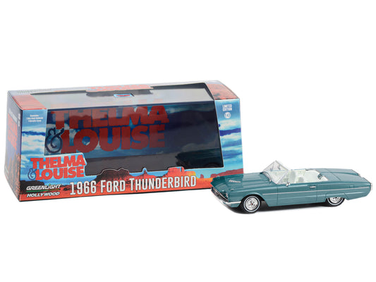 1966 Ford Thunderbird Convertible Blue Diecast Model Car Thelma & Louise (1991)