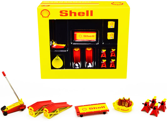 Shell Oil  Diecast Model Garage Tool Set 