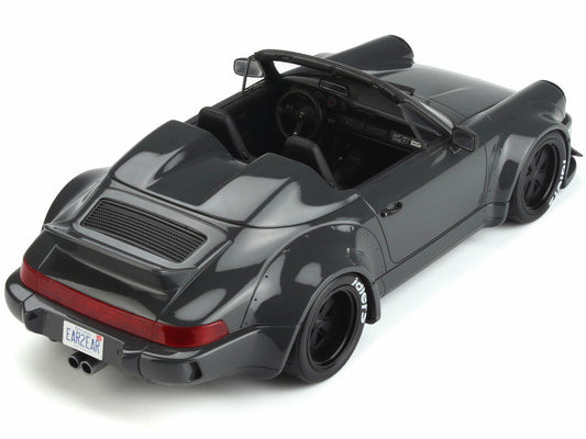 Brand new 1/18 scale car model of RWB Body Kit Convertible Grigio Telesto Gray "Chop Shop" model car by GT Spirit.
Bran