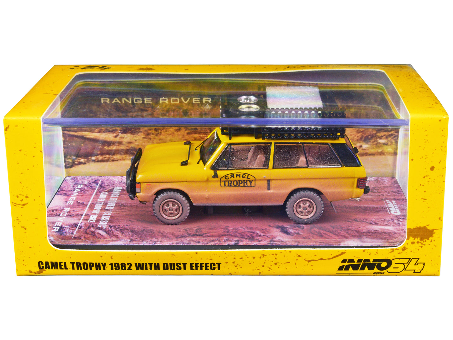 Land Rover Range Rover Yellow Diecast Model Car 