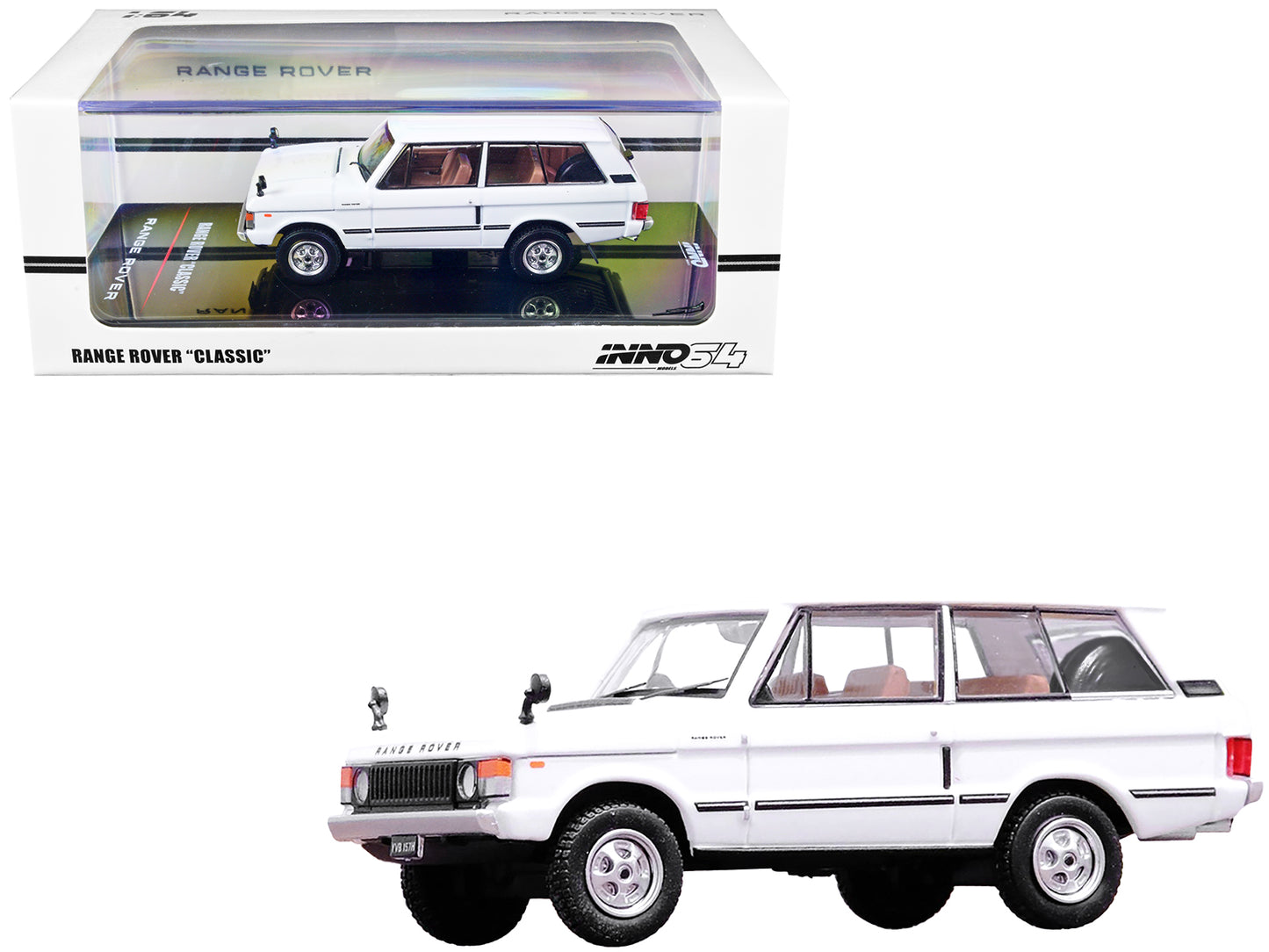 Land Rover Range Rover White Diecast Model Car 