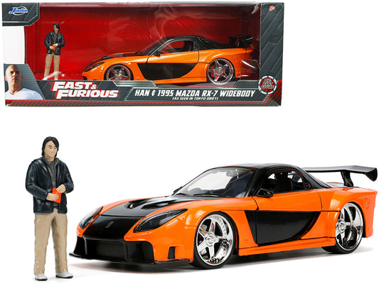 1995 Mazda RX-7 Orange Diecast Model Car 