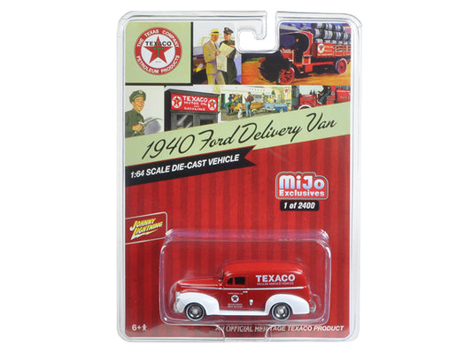 1940 Ford Delivery Red Diecast Model Van 