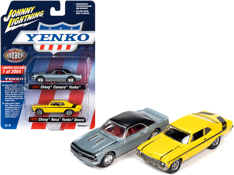 1967 Chevrolet Camaro Yenko Blue Diecast Model Car 