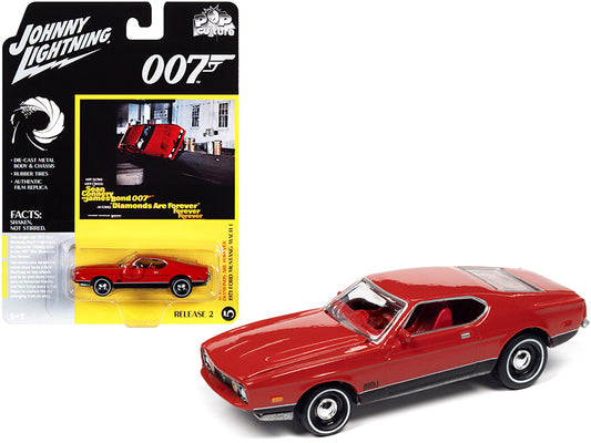 1971 Ford Mustang Mach Red Diecast Model Car James Bond 007