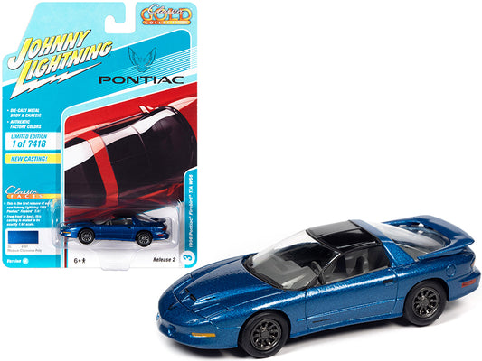 1996 Pontiac Firebird Trans Blue Diecast Model Car 