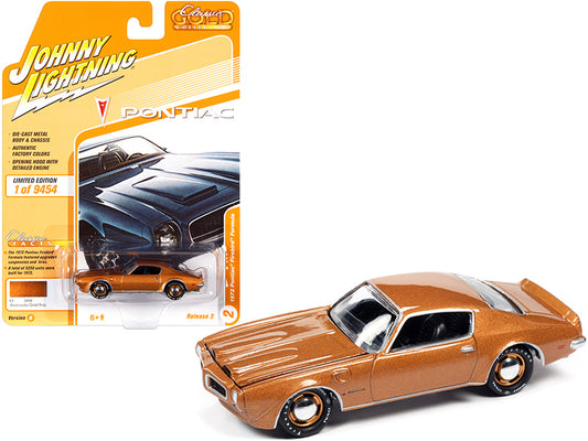 1972 Pontiac Firebird Formula Gold Diecast Model Car 