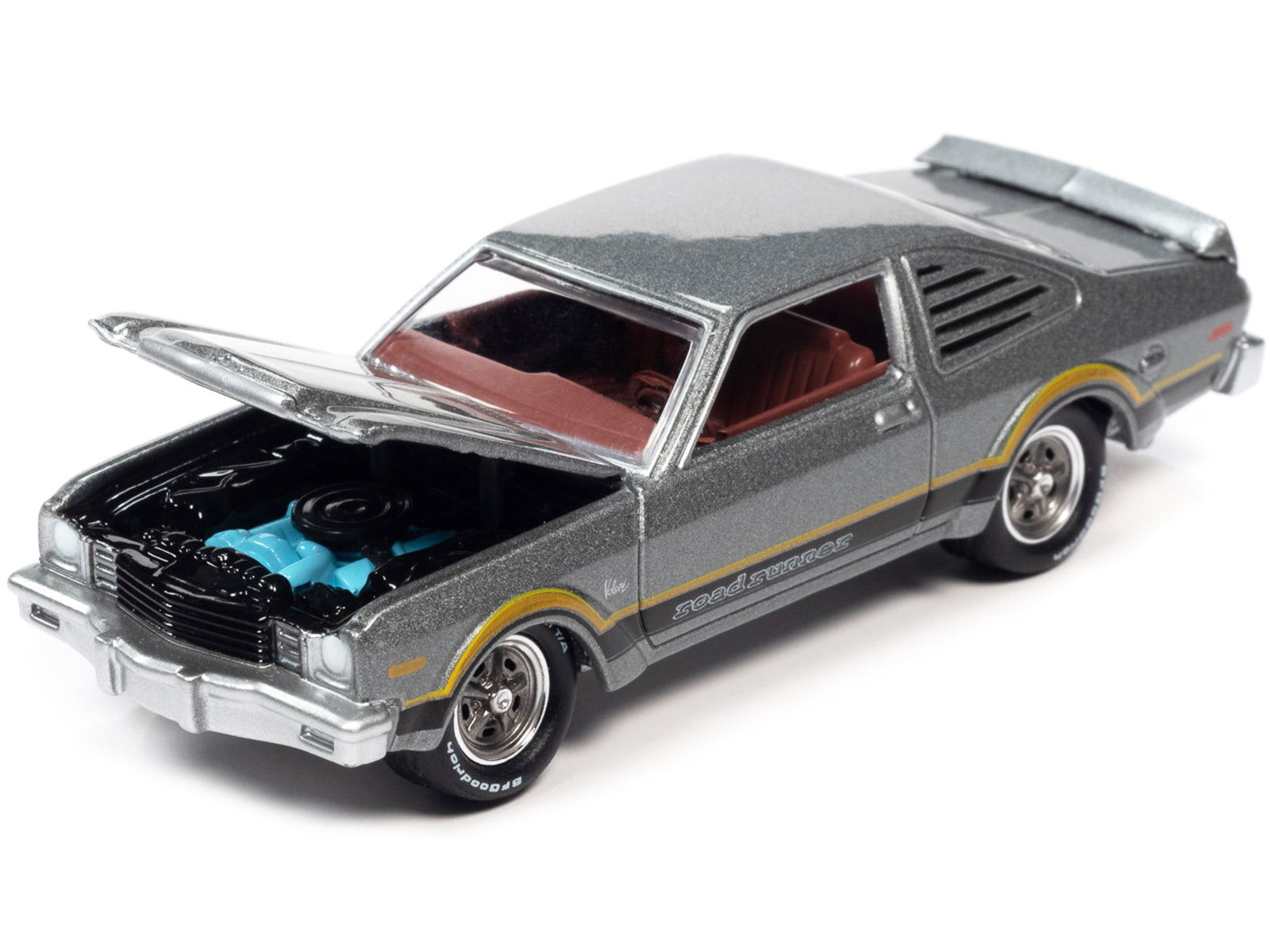 1976 Plymouth Volare Road Silver Diecast Model Car 