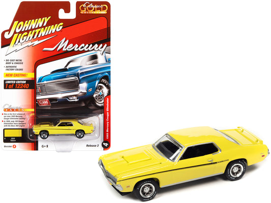 1969 Mercury Cougar Eliminator Yellow Diecast Model Car 