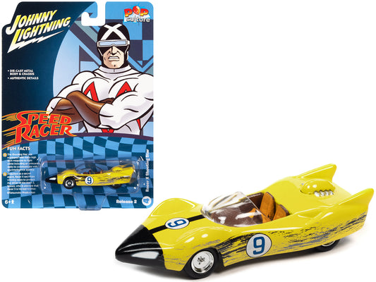 Racer X's Shooting Star Yellow Diecast Model Car Speed Racer (1967)