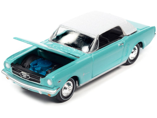 1965 Ford Mustang Light Blue Diecast Model Car James Bond 007