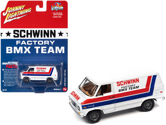 1976 Chevrolet G20 White Diecast Model Van 