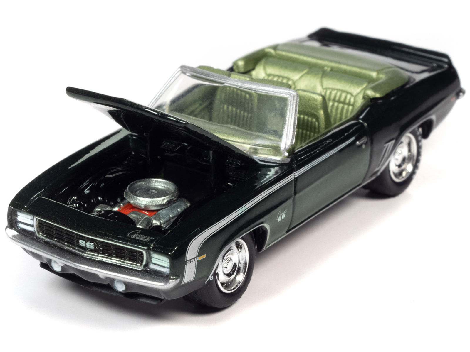 1969 Chevrolet Camaro RS Green Diecast Model Car 