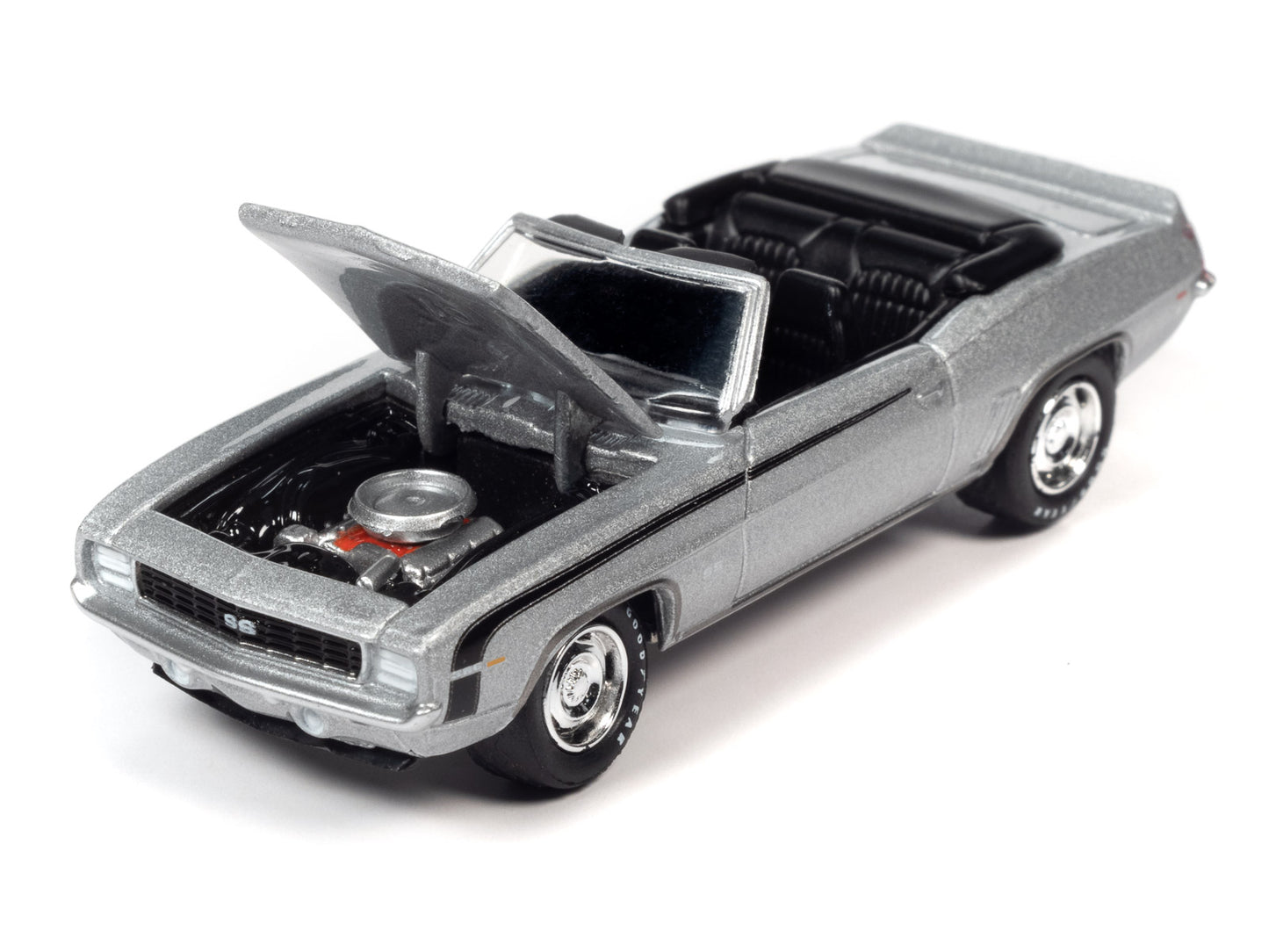 1969 Chevrolet Camaro RS Silver Diecast Model Car 