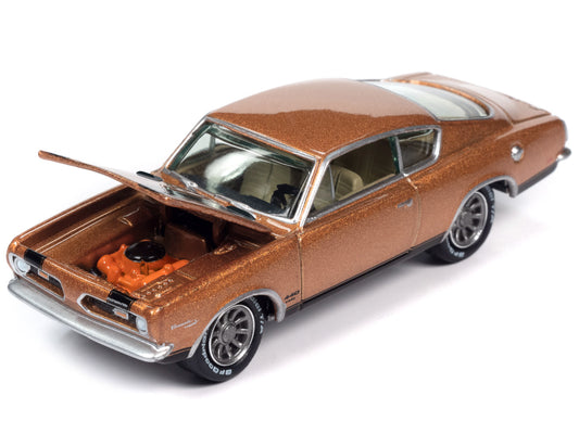 1969 Plymouth Barracuda Bronze Gold Diecast Model Car 