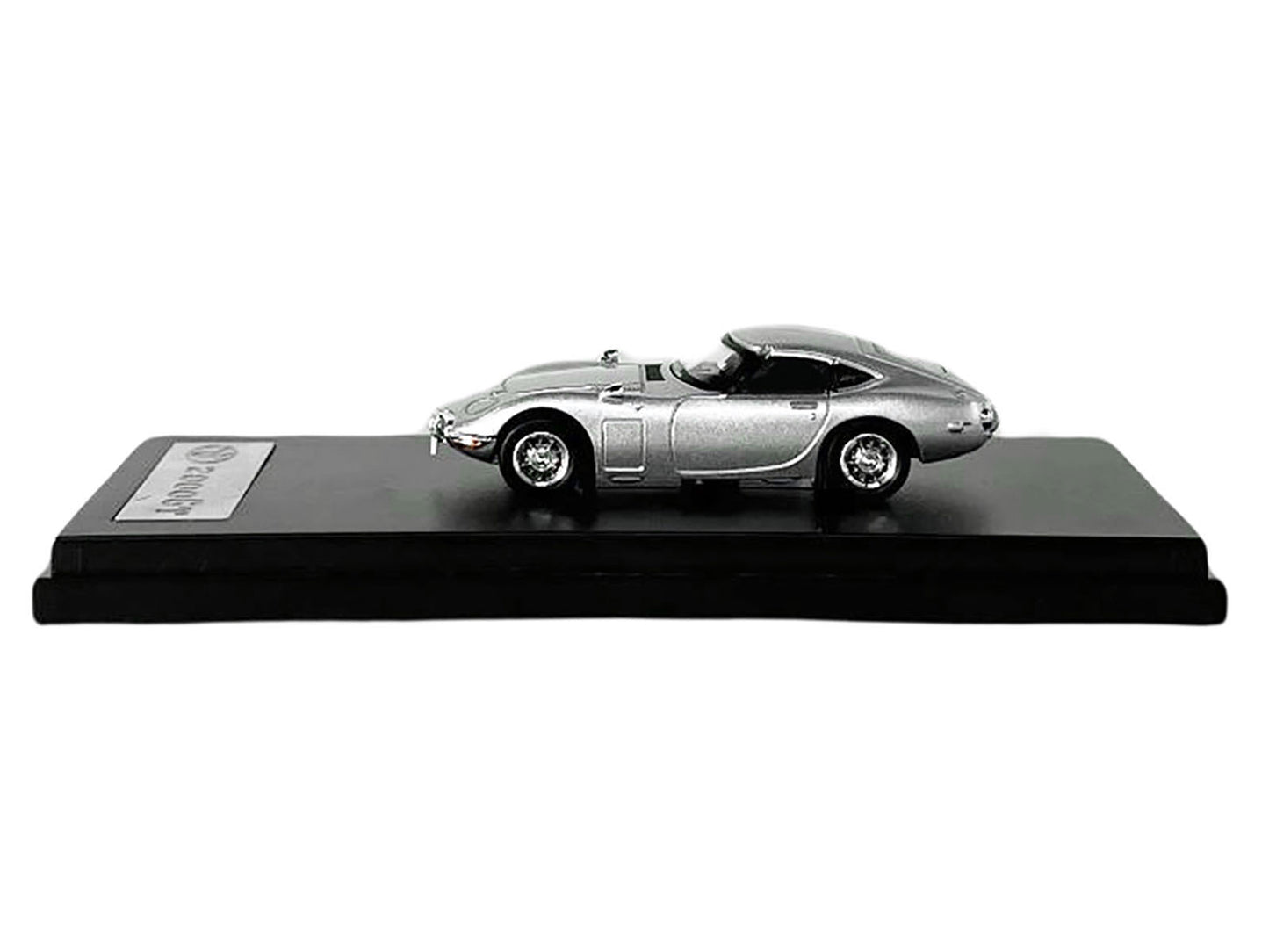 Brand new 1/64 scale diecast car model of Toyota 2000GT RHD (Right Hand Drive) Silver Metallic die cast model car by LCD