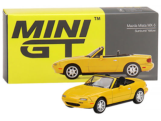 Mazda Miata MX-5 Yellow Diecast Model Car 