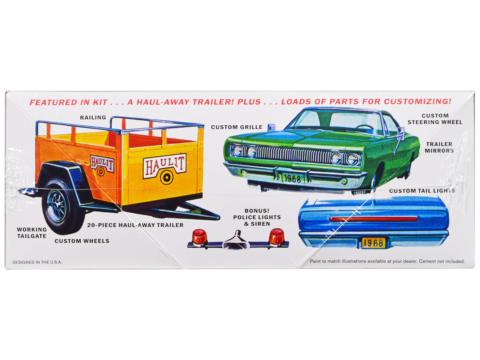 1968 Dodge Coronet  Plastic Model Model Kit to Build