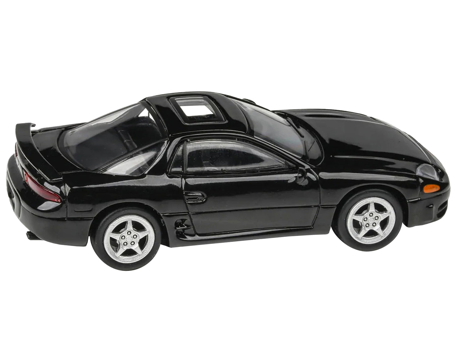 Brand new 1/64 scale diecast car model of Mitsubishi 3000GT GTO Pyrenees Black with Sunroof die cast model car by Parago