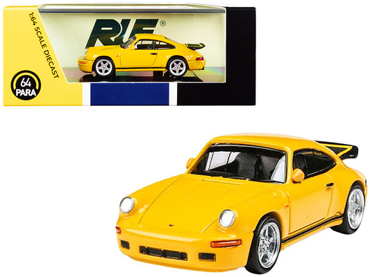 1987 RUF CTR bird Yellow Diecast Model Car 