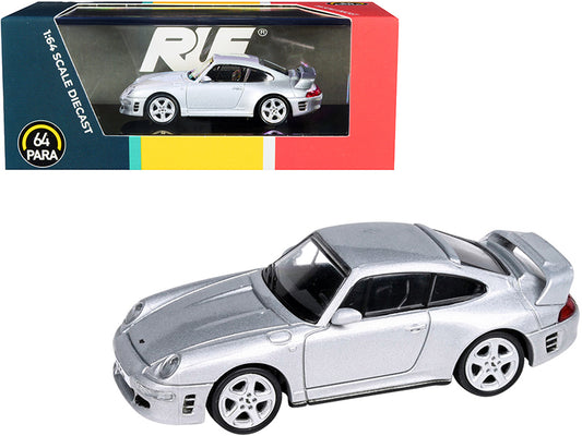 Brand new 1/64 scale diecast car model of RUF CTR2 Silver Metallic die cast model car by Paragon.
Brand new box.
Detai