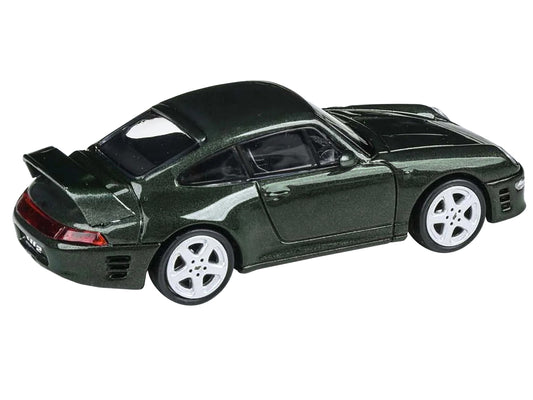 Brand new 1/64 scale diecast car model of RUF CTR2 Forest Green Metallic die cast model car by Paragon Models.
Brand ne