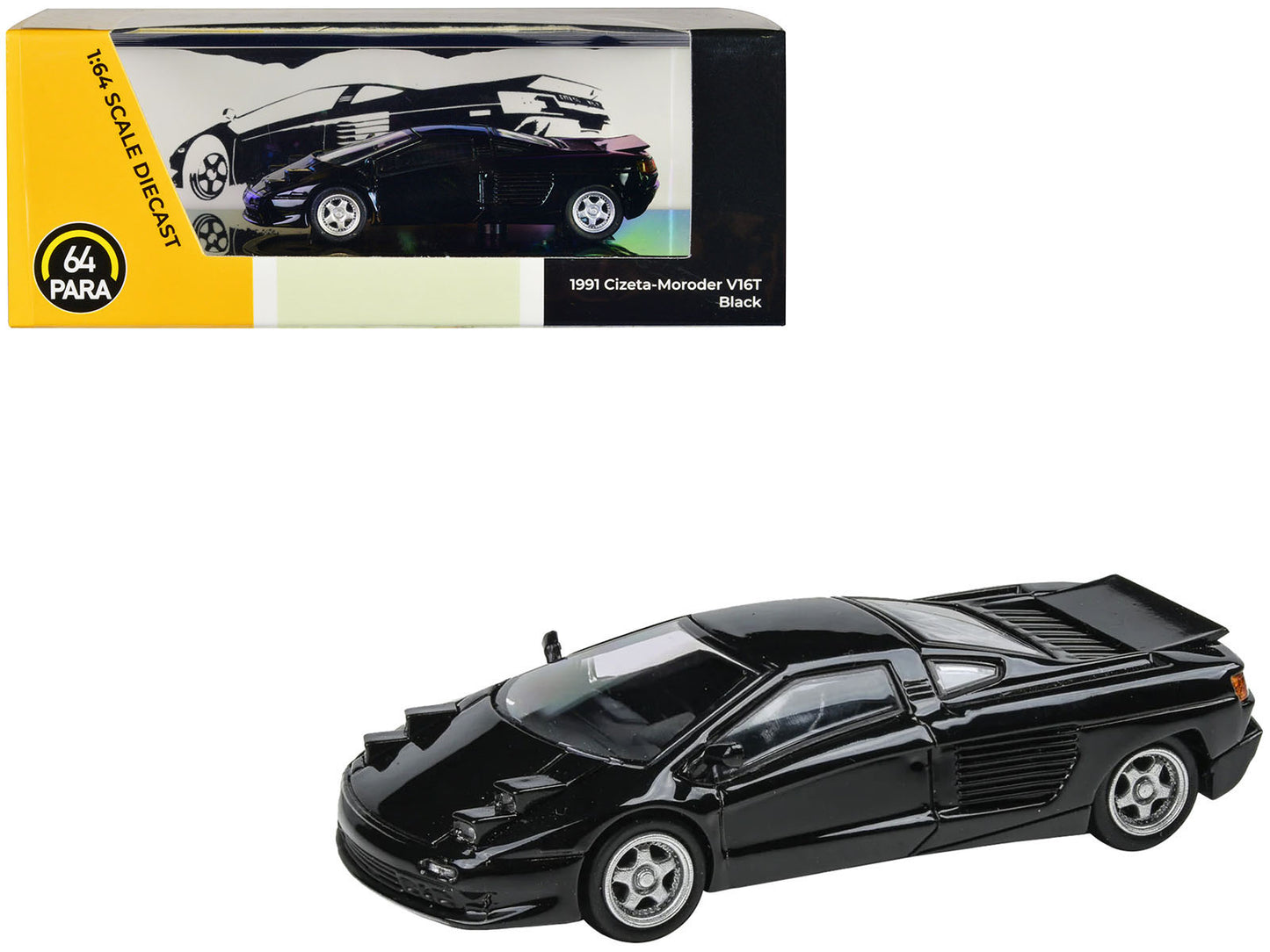 1991 Cizeta V16T  Black Diecast Model Car 