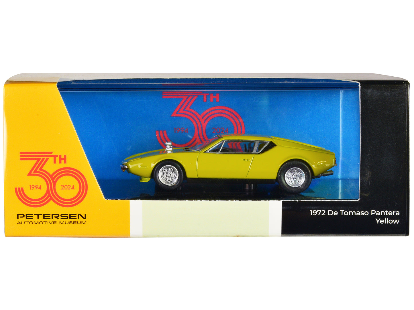 1972 De Tomaso Pantera Yellow Diecast Model Car 