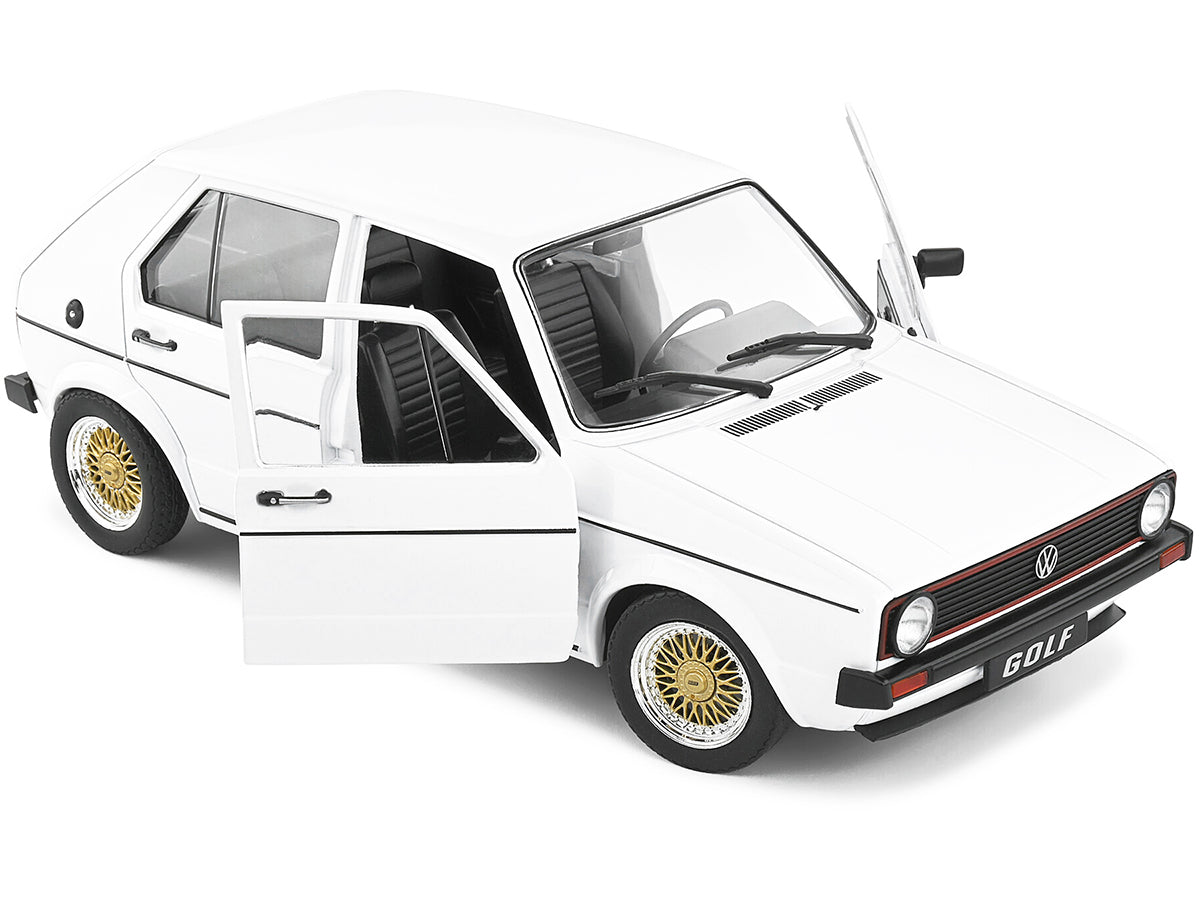 1983 Volkswagen Golf L White Diecast Model Car 