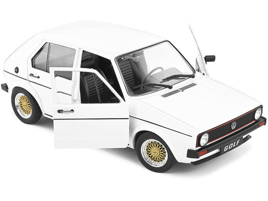 1983 Volkswagen Golf L White Diecast Model Car 